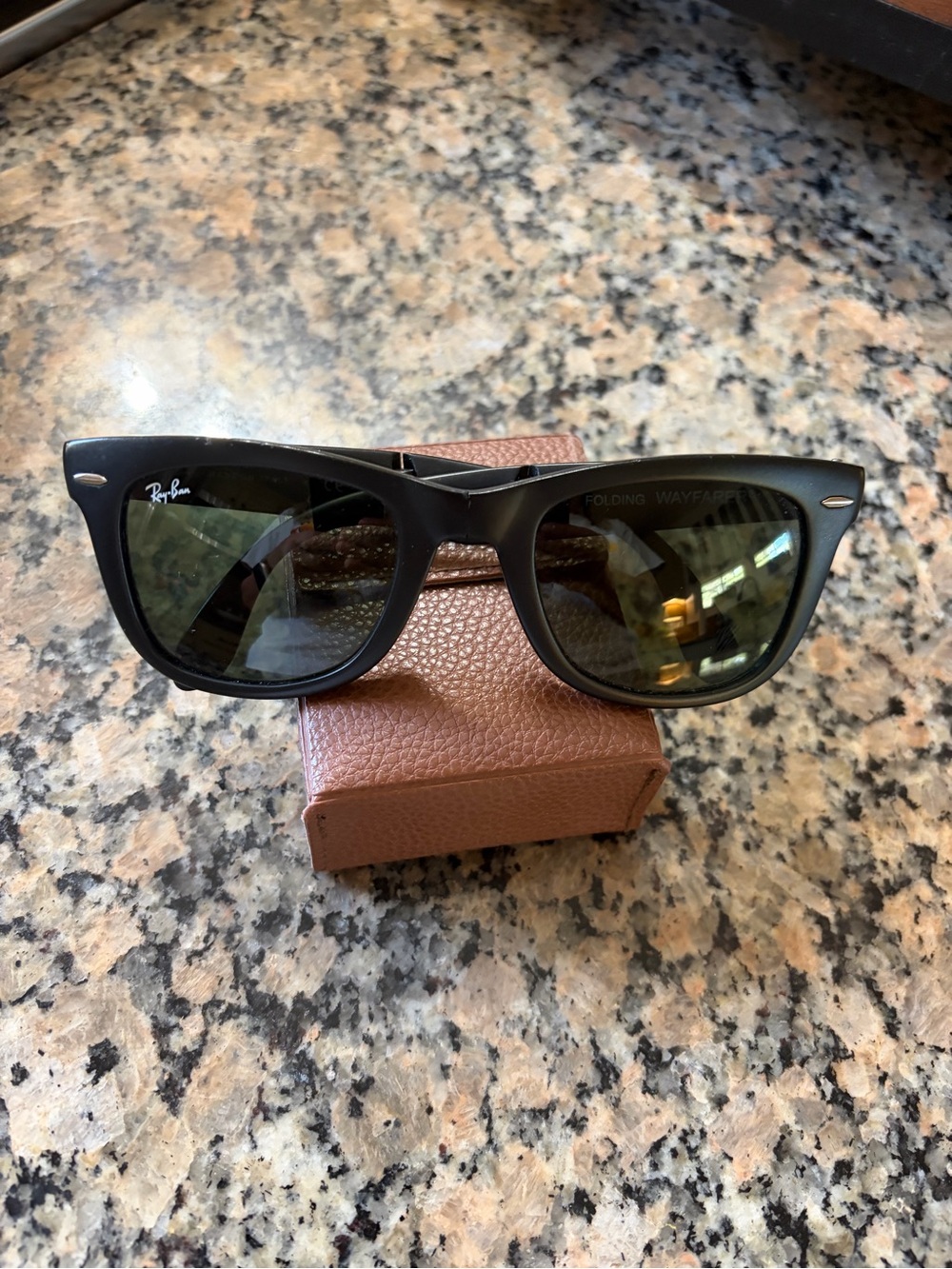 Ray-BanBlack Folding Wayfarer Sunglasses